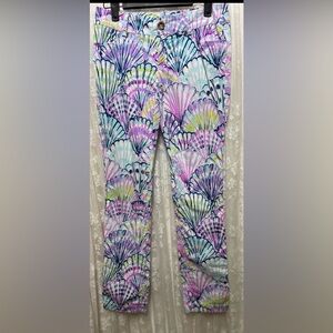 Lilly Pulitzer Multicolor Colorful “Sea Shell” Pants SZ: (00) New No Tags